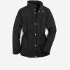 Women Cole Haan Jackets & Coats | Women'S Signature Quilted Classic Jacket Black