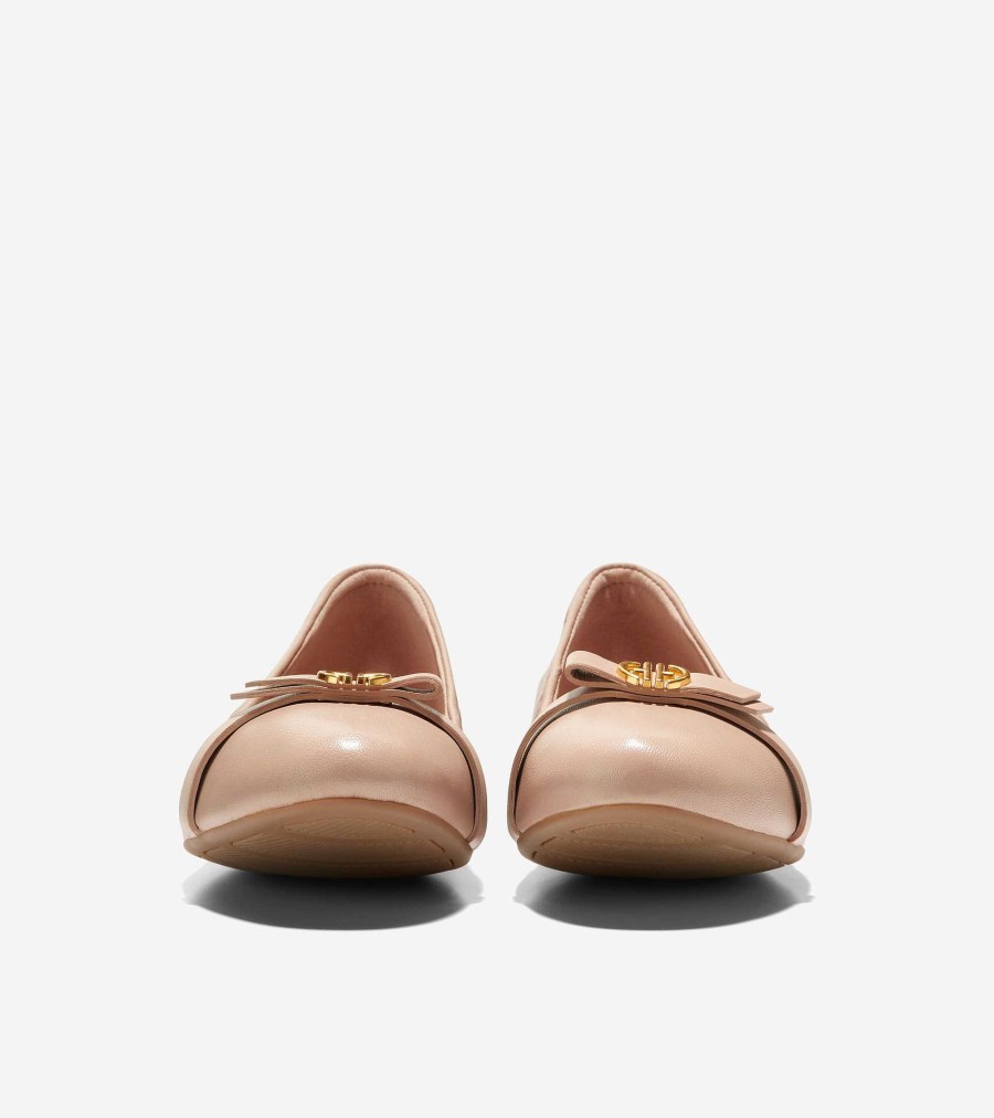 Women Cole Haan Flats & Slip-Ons | Women'S Tova Bow Ballet Brush