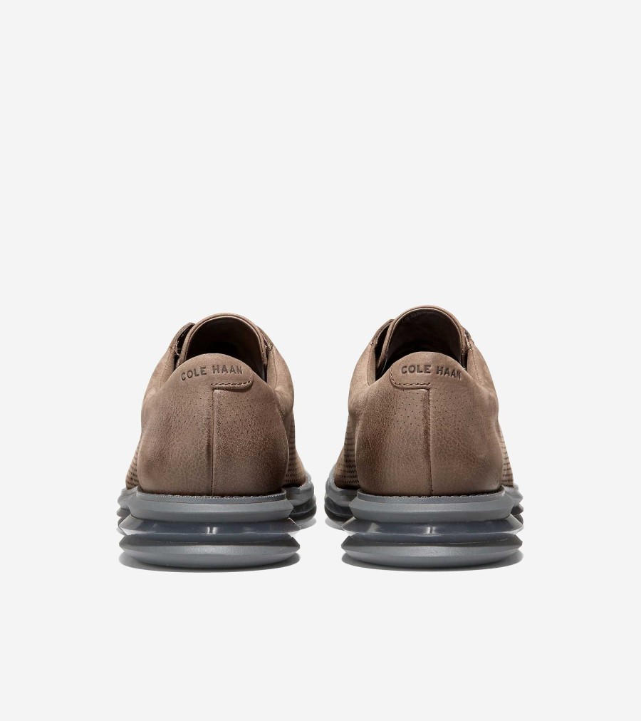 Men Cole Haan Oxfords | Men'S Riginalgrand Energy Twin Oxford Truffle-Turbulence