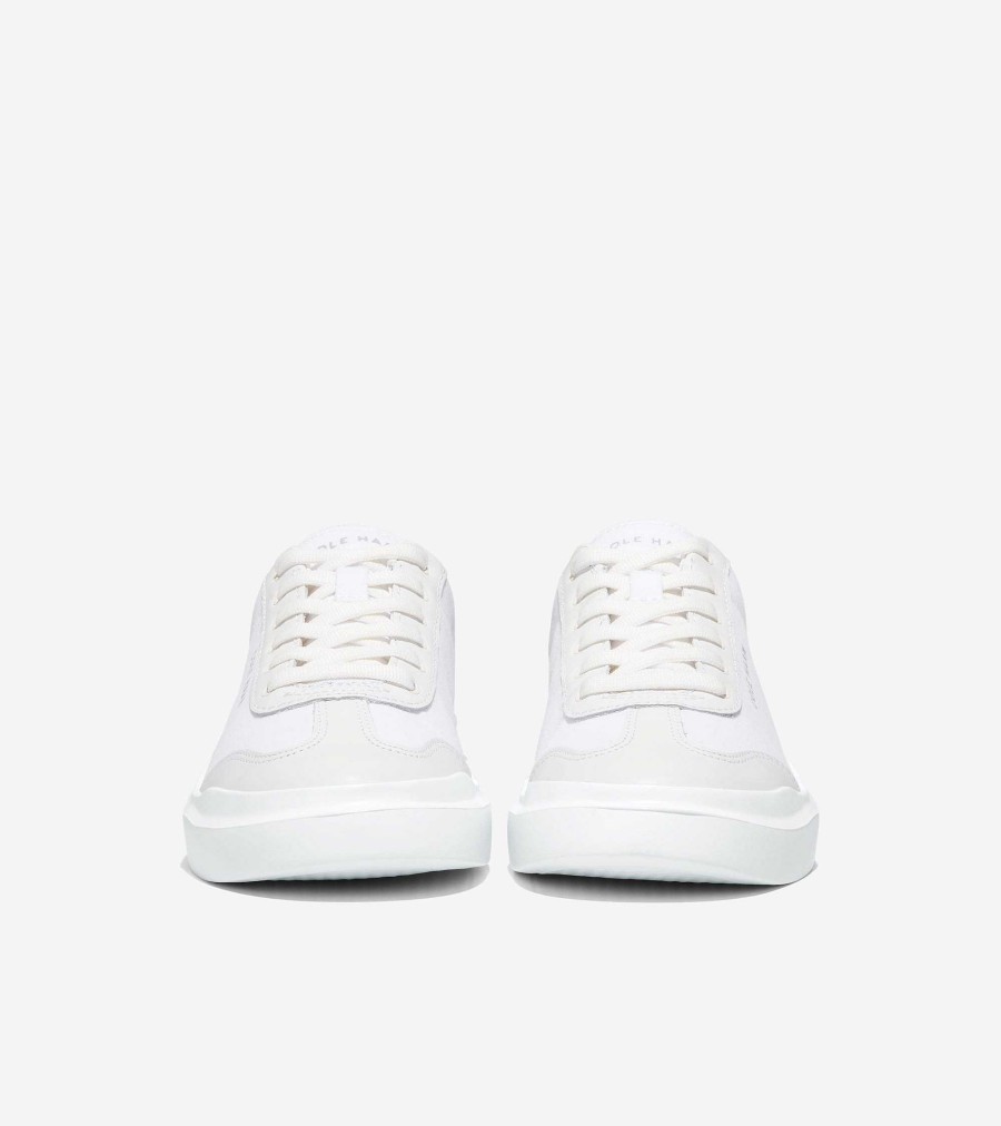 Women Cole Haan Sneakers | Women'S Grandpr Rally T-Toe Sneaker Optic White-Dove