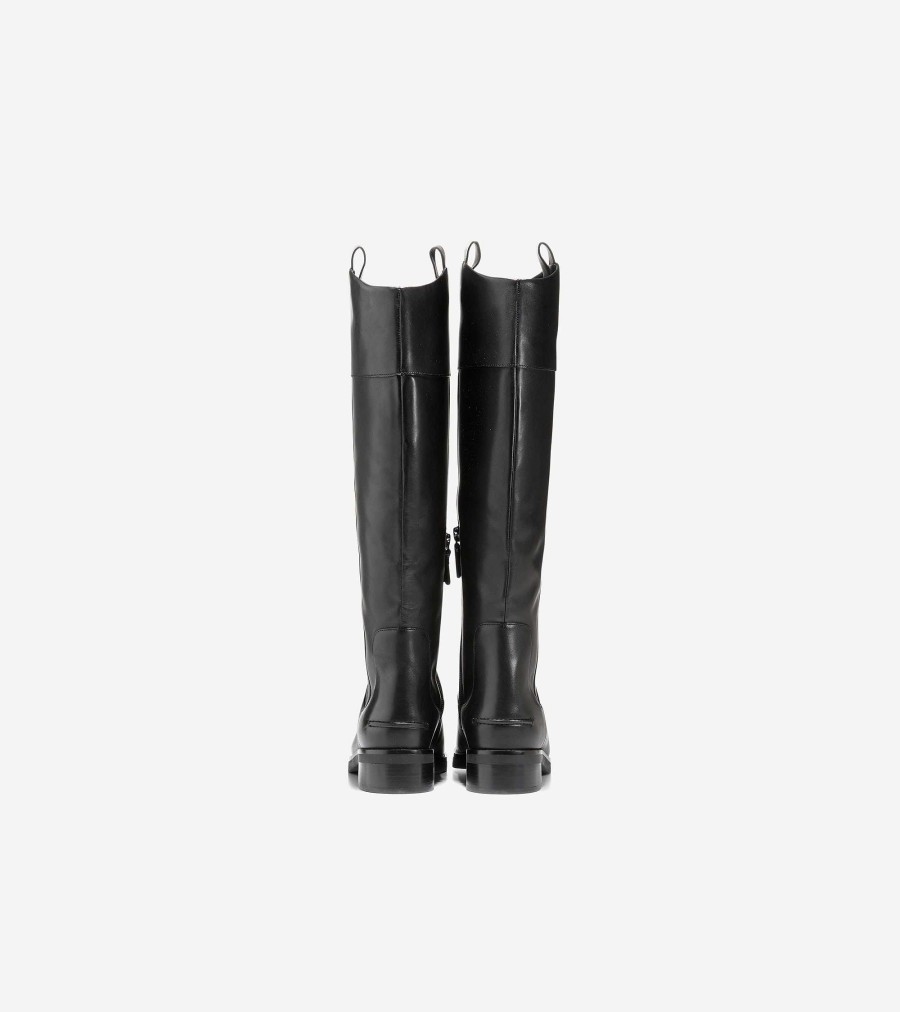 Women Cole Haan Boots | Women'S Hampshire Riding Boot Black