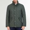 Men Cole Haan Coats & Jackets | Quilted Barn Jacket Dark Green