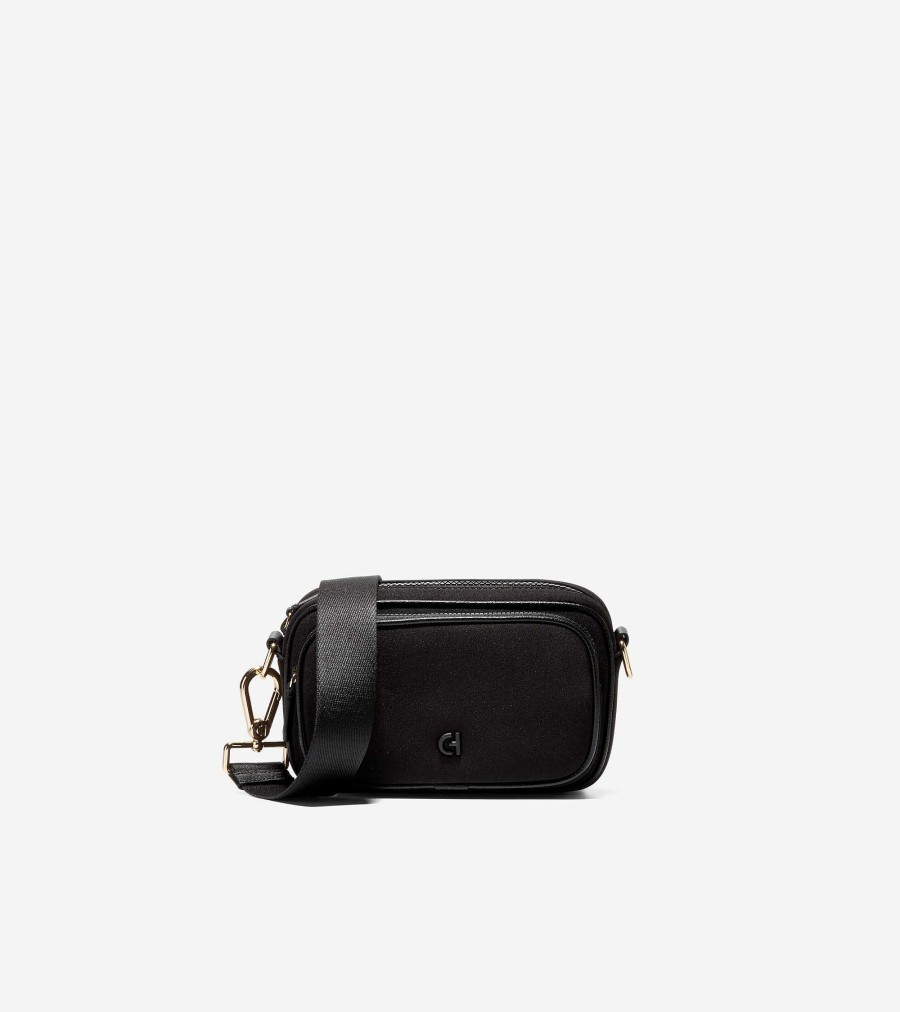 Women Cole Haan Crossbody Bags | Neoprene Transit Bag Black