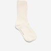 Women Cole Haan Socks | Women'S Foldover Crew Socks Oatmeal Heather