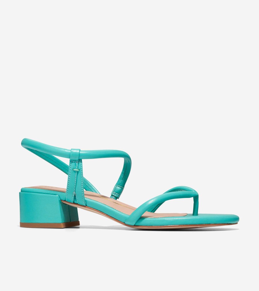 Women Cole Haan Sandals | Women'S Calli Thong Sandal Turquoise