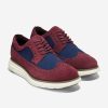 Men Cole Haan Oxfords | Men'S Riginalgrand Remastered Longwing Oxford Bloodstone-Evening Blue-Ivory