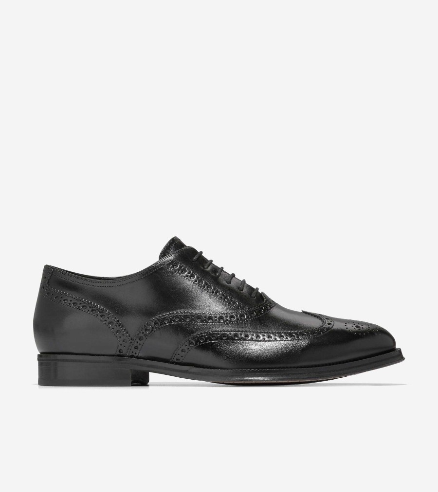 Men Cole Haan Oxfords | Men'S Modern Classics Wingtip Oxford Black