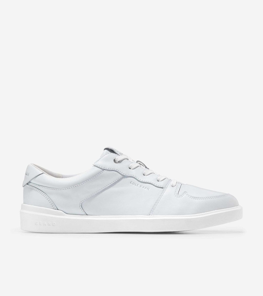 Women Cole Haan Sneakers | Women'S Grand Crosscourt Modern Tennis Sneaker White-Argento