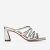 Women Cole Haan Sandals | Women'S Adella Sandal Silver Metallic