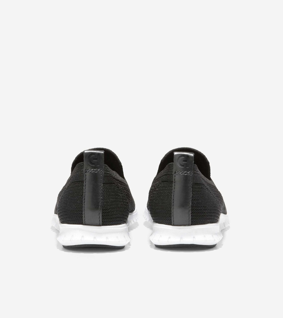 Women Cole Haan Loafers & Drivers | Women'S Zer Grand Slip-On Loafer Black Stitchlite