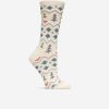 Women Cole Haan Socks | Tree Logo Gift Box Oatmeal Heather