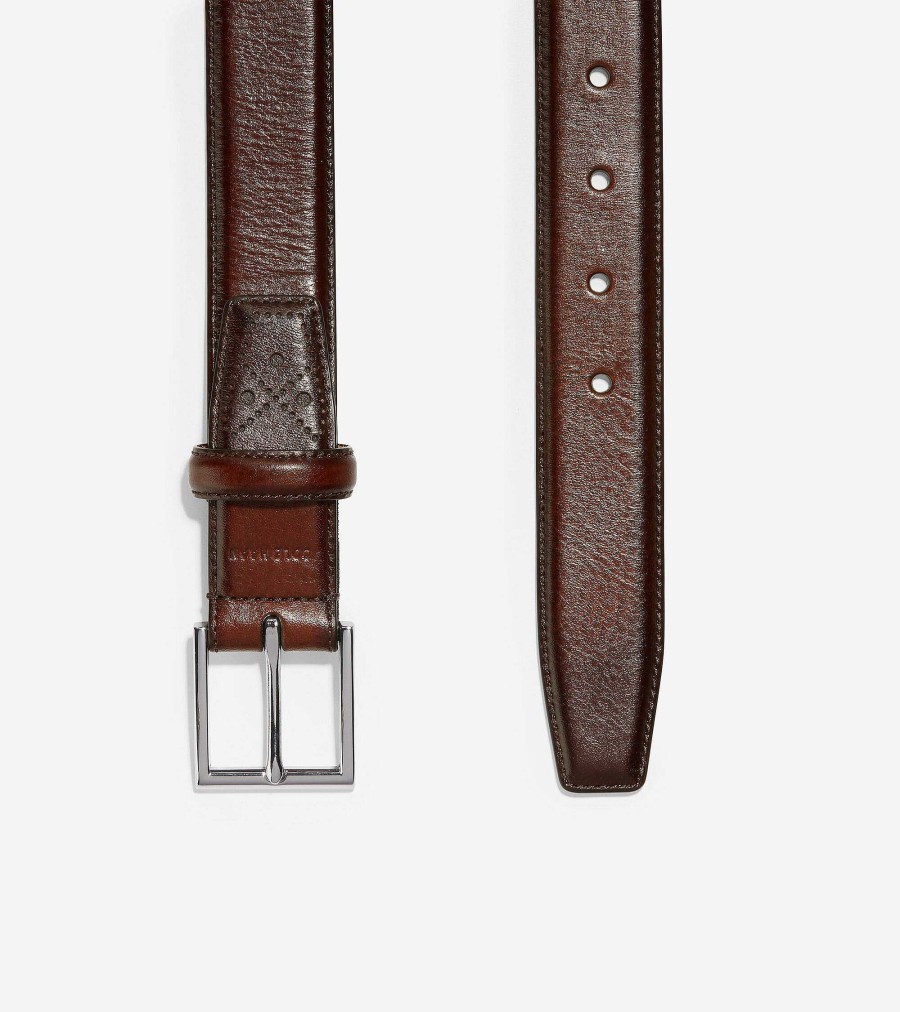 Men Cole Haan Belts | Harrison Grand 32Mm Belt Java