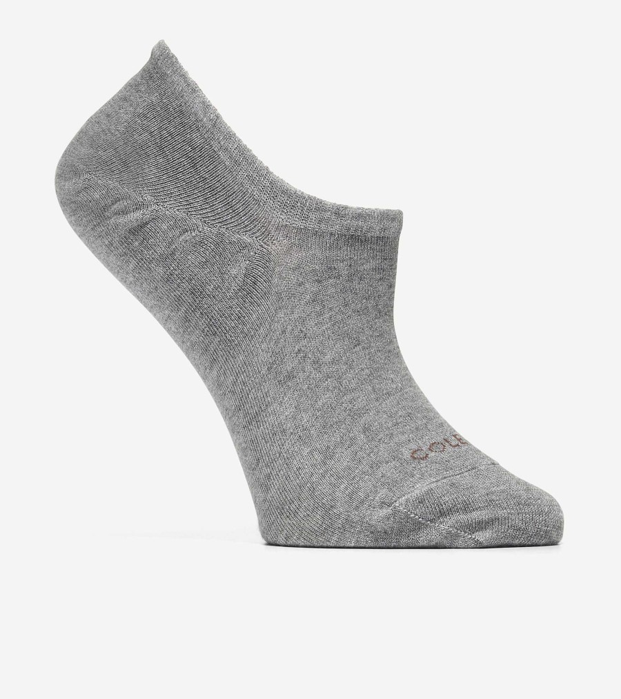 Women Cole Haan Socks | Women'S Solid Sneaker Liners Dark Red