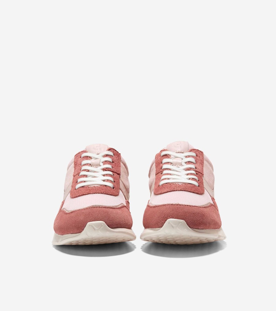 Women Cole Haan Sneakers | Women'S Grand Crosscourt Cooper Runner Sneakers Mahogany-Rosewater