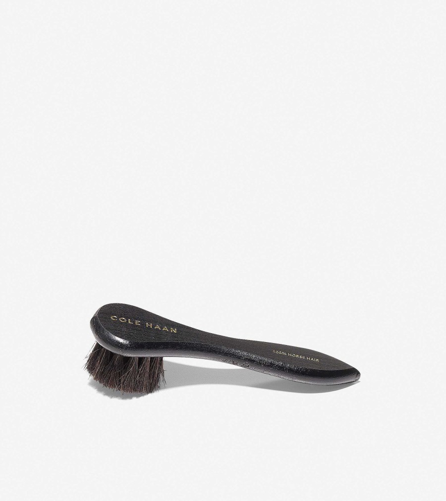 Women Cole Haan Leather & Shoe Care | Polish Dauber Brush Dark Bristle Black